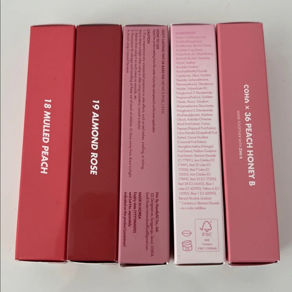 Romand Juicy Lasting Tint Bundle - 18, 19, 28, 33, 36 - Picture 5 of 12